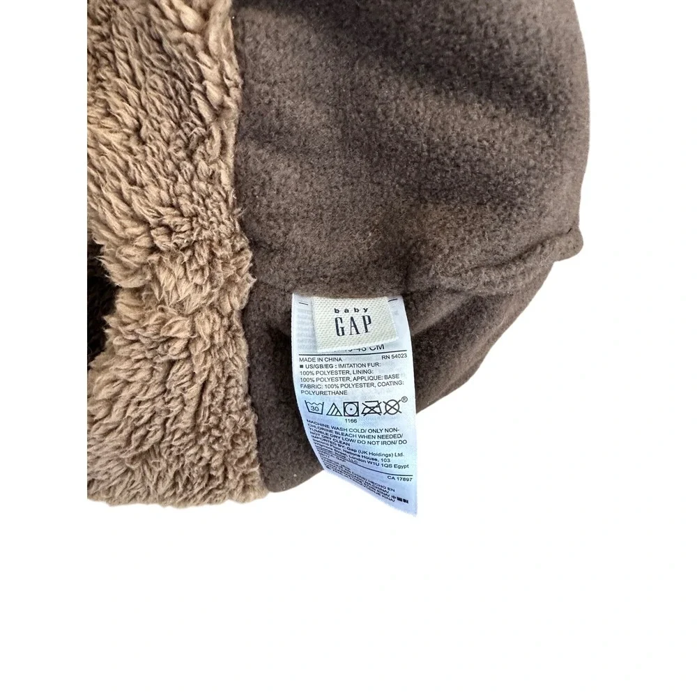 Baby Gap Bear Hat and Mittens‎ Set Toddler Size XS/S